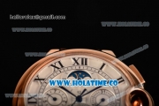 Cartier Ballon Bleu De Tourbillon Moonphase Asia Automatic Rose Gold Case with White Dial and Roman Numeral Markers