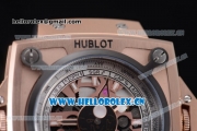 Hublot Masterpiece MP 08 Antikythera Sunmoon Asia 2813 Automatic Rose Gold Case Brown Leather Strap and Skeleton Dial