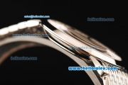 Vacheron Constantin Patrimony Swiss Quartz Movement Full Steel with Diamond Dial and Stick Markers