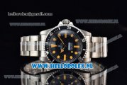 Rolex Submariner Comex Asia 2813 Automatic Steel Case with Black Dial Orange Dots Markers and Steel Bracelet