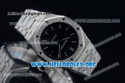 Audemars Piguet Royal Oak 41MM Asia Automatic Steel Case with Black Dial and Steel Bracelet (EF)