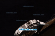 Panerai Luminor Marina Skeleton 3836 Manual Winding Steel Case with Skeleton Dial and Black Leather Strap