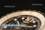 Breitling Chronospace Chronograph Quartz Full Steel and Black Dial