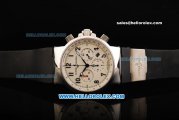 Ulysse Nardin Swiss Valjoux 7750 Automatic Movement Steel Case with Beigge Dial - Three Subdials