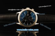 Tag Heuer SLR Chronograph Quartz Movement Steel Case with Black Dial and Black Leather Strap