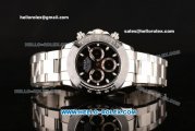 Rolex Daytona 2013 New Desiger Chrono Swiss Valjoux 7750 Automatic Steel Case with Black Dial Stick Markers and Ceramic Bezel