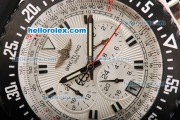 Breitling Skyracer Automatic Movement Steel Case with PVD Bezel and Black Rubber Strap