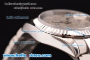 Rolex Sky-Dweller Asia 2813 Automatic Steel Case/Strap with Grey Dial and Roman Markers