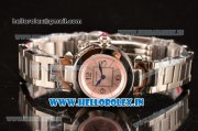Cartier Pasha C Swiss Quartz Full Steel with Pink Dial and Black Markers