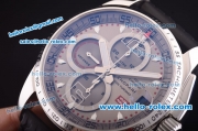 Chopard Mille Miglia GT XL Chrono Swiss Valjoux 7750 Automatic Steel Case with Grey Dial and Black Rubber Strap-1:1 Original