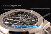 Audemars Piguet Royal Oak Perpetual Calendar Asia Automatic Steel Case with Black Dial and Steel Bracelet