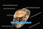 Rolex Datejust 37mm Swiss ETA 2836 Automatic Two Tone with Gold Dial and Roman Markers