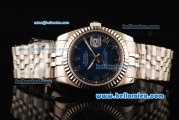 Rolex Datejust Automatic Full Steel with Blue Dial and Roman Marking