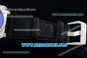 Bell&Ross BR 03-93 GMT Swiss ETA 2836 Automatic Steel Case with Blue Dial Black Leather Strap