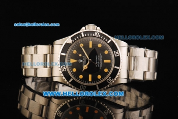 Rolex Submariner Automatic Movement Full Steel with Black Dial and Black Bezel