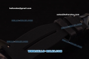 Gaga Milano Chrono 48 Miyota OS20 Quartz PVD Case with Black Dial and Blue Numeral Markers