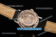 A.Lange&Sohne Saxonia Tourbillon Asia Automatic Steel Case with Black Dial and Silver Stick Markers