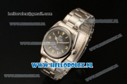 Rolex Explorer Steel Case Asia Auto with Black Dial and Steel Bracelet