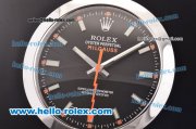 Rolex Milgauss Wall Clock Quartz Steel Case with Black Dial and White Stick Markers Rolex Milgauss Wall Clock Quartz Steel Case with Black Dial and White Stick Markers