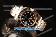 Rolex GMT-Master II New Release Black Bezel Two Tone YG With Original Functional Movement Steel Case 116713LN