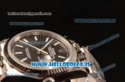 Rolex Datejust 41 Steel Rolex 3235 Auto With Steel Bracelet Black Dial Stick