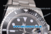 Rolex Submariner Swiss ETA 2836 Automatic Stainless Steel Case/Bracelet with Black Dial and Dot Markers (BP)