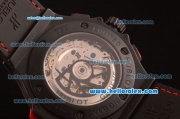 Hublot Big Bang Swiss Valjoux 7750 Automatic Ceramic Case with Black Dial and Red Markers