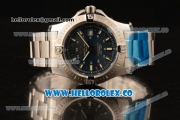 Breitling Colt Swiss ETA 2824 Automatic Steel Case/Bracelet with Blue Dial and Stick Markers