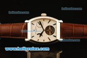 Vacheron Constantin Malte Swiss Tourbillon Manual Winding Steel Case with White Dial and Silver Markers