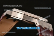 Audemars Piguet Royal Oak 41MM Asia Automatic Steel Case with White Grids Dial Diamonds Bezel and Stick Markers