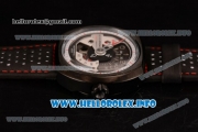 SevenFriday V3-S Japanese Miyota 8215 Automatic PVD Case with Black/White Dial and Black Leather Strap