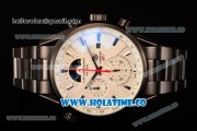 Tag Heuer Grand Carrera RS3 Chrono Miyota Quartz Full PVD with White Dial and Stick Markers
