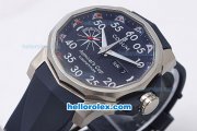 Corum Admiral's cup working Chronograph Asia Valjoux 7750 Movement with Blue Dial