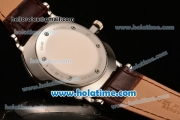 Patek Philippe Calatrava Miyota OS2035 Quartz Steel Case with Brown Dial and Stick Markers