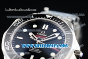 Omega Seamaster Diver 300 M Swiss ETA 2824 Automatic Stainless Steel Case/Bracelet with Ceramic Bezel Black Dial