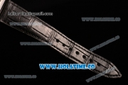 Vacheron Constantin Malte Tourbillon Regulateur Swiss Tourbillon Manual Winding Steel Case with Black Dial Black Leather Strap and Arabic Numeral Markers (TF)