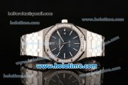 Audemars Piguet Royal Oak Swiss ETA 2824 Automatic Stainless Steel Case with Diamond Bezel Blue Dial and Stick Markers