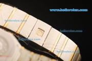 Omega Constellation Swiss ETA Quartz Movement Steel Case with Gold Case and Gold Dial - Lady Model