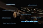 U-Boat Italo Fontana Automatic PVD Case with Black Dial and Black Rubber Strap