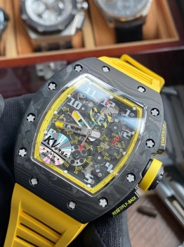 Richard Mille RM011 Yellow Storm 1:1 Replica Watch (KV)