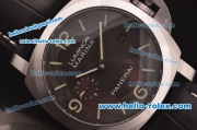 Panerai Luminor 1950 Marina PAM00312 Swiss Valjoux 7750 Automatic Steel Case with Black Dial