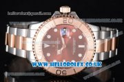 Rolex Yacht-Master 40 Swiss ETA 2824 Automatic Two Tone Case with Rose Gold Dial Dot Markers and Two Tone Bracelet