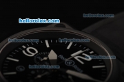 Bell&Ross BR 01-94 Swiss Quartz Movement PVD Case with Black Dial and Black Rubber Strap