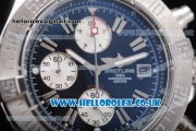 Breitling Avenger Seawolf Chrono Miyota OS10 Quartz Steel Case with Black Dial White Subdials and Stick Markers