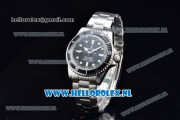 Rolex Submariner Vintage Asia 2813 Automatic Steel Case with Black Dial Yellow Dots Markers and Steel Bracelet