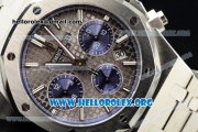 Audemars Piguet Royal Oak 41MM Chronograph Swiss Valjoux 7750 Automatic Steel Case/Bracelet with Grey Dial (EF)