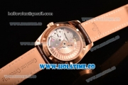 Omega Aqua Terra 150 M Co-Axial Clone Omega 8501 Automatic Rose Gold Case with Brown Dial and Stick Markers (EF)