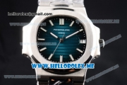 Patek Philippe Nautilus Jumbo Swiss ETA 2824 Automatic Stainless Steel Case/Bracelet with Blue Dial and Stick Markers (BP)