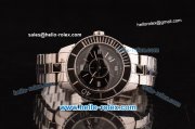 Christian Dior Christal Swiss ETA Quartz Black Bezel with Black Dial and Steel/Black Crystal Bracelet - 1:1 Original