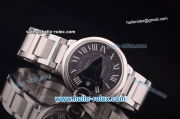 Cartier ballon bleu de Automatic Full Steel with Black Dial-ETA Coating